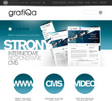 Screenshot of the grafiQa.pl website