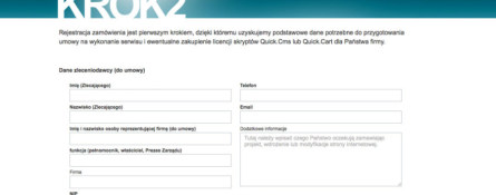 Screenshot of the Quick.Crm project