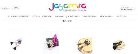 Zrzut ekranu sklepu Jasamira.com