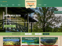 Zrzut ekranu strony willa-tecza.pl