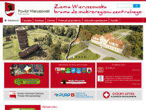 Screenshot of website powiat-wieruszowski.pl