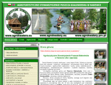 Zrzut ekranu strony agrokwatera.eu