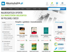 Zrzut ekranu strony akumuluj24.pl