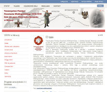 Zrzut ekranu strony powstanie.wielkopolskie.mrocza.net