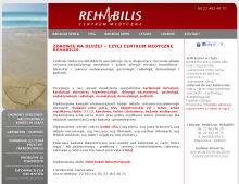 Zrzut ekranu strony rehabilis.eu